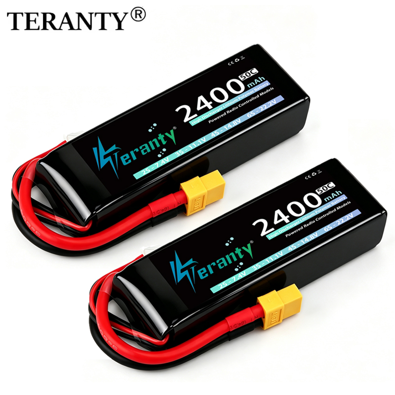 Rc Hobby Boat - TERANTY 3S 2200/2400/2600mAh Lipo Batterij 11.1V