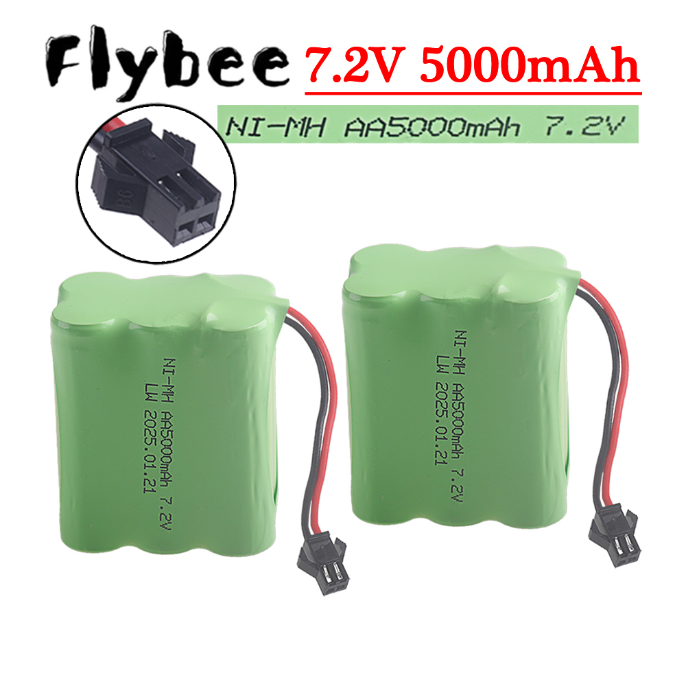 Rc Hobby Boat - (SM-2P-stekker) 7,2 V 5000 mah NiMH-batterij