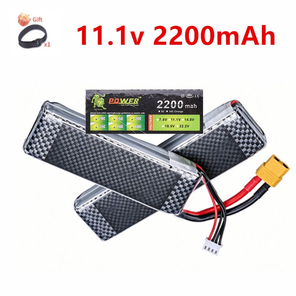 Hobby Rc Quadcopters - 3S 11.1V 2200mAh 35C Lipo-batterij met