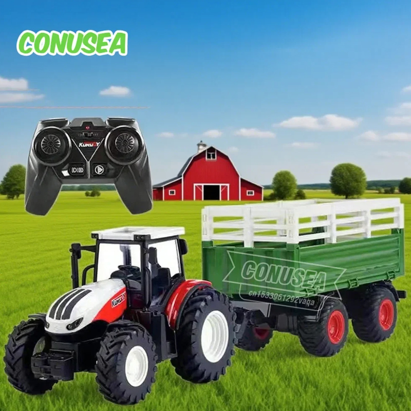 Hobby Rc Van - Afstandsbediening Tractor RC Landbouwwagen Autoaanhangwagen 2.4G