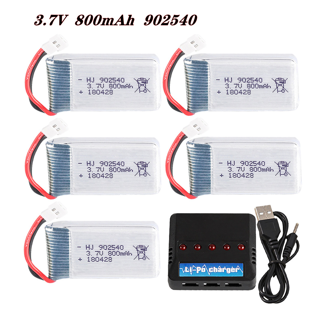 Hobby Rc Quadcopters - 3.7V 800mAh 902540 25C Lipo Batterij