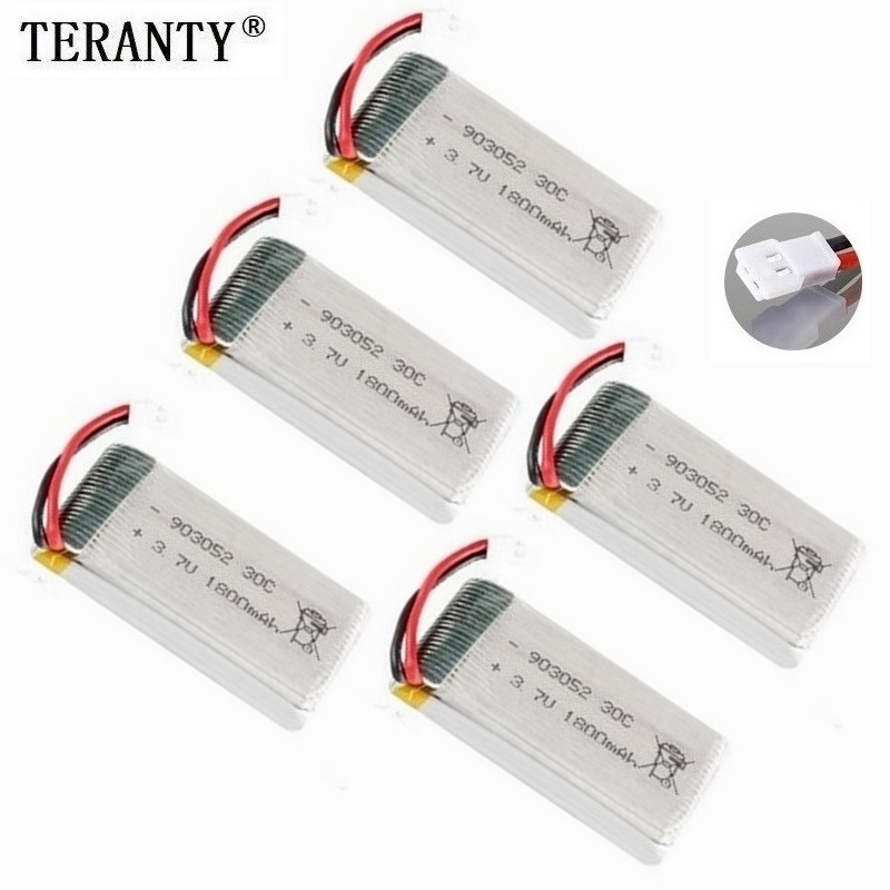 Hobby Rc Quadcopters - Upgrade 3.7v 1800mAh Lipo Batterij voor