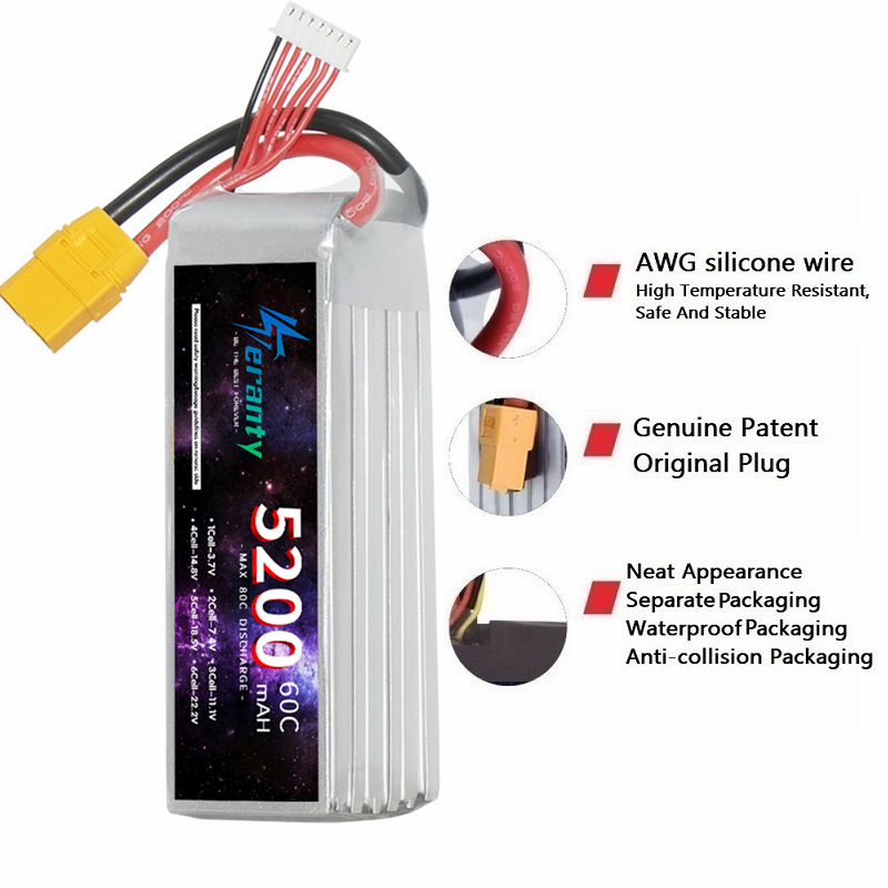 6S 5200Mah Lipo Batterij 22.2V - Rc Hobby Boat recensie en prijs