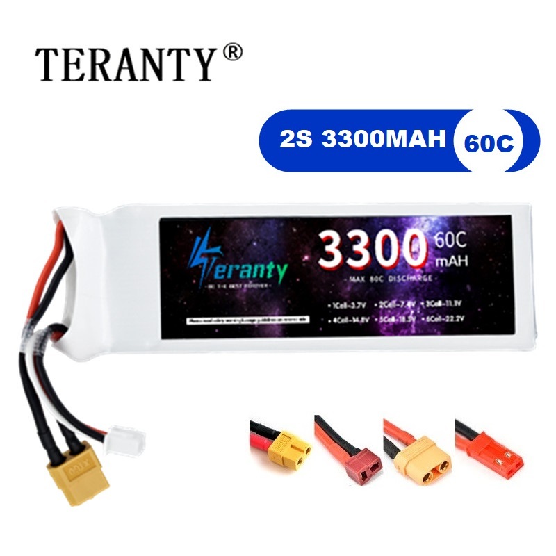 2S 7.4V LiPo Batterij 3300mAh  - Rc Hobby Boat recensie en prijs