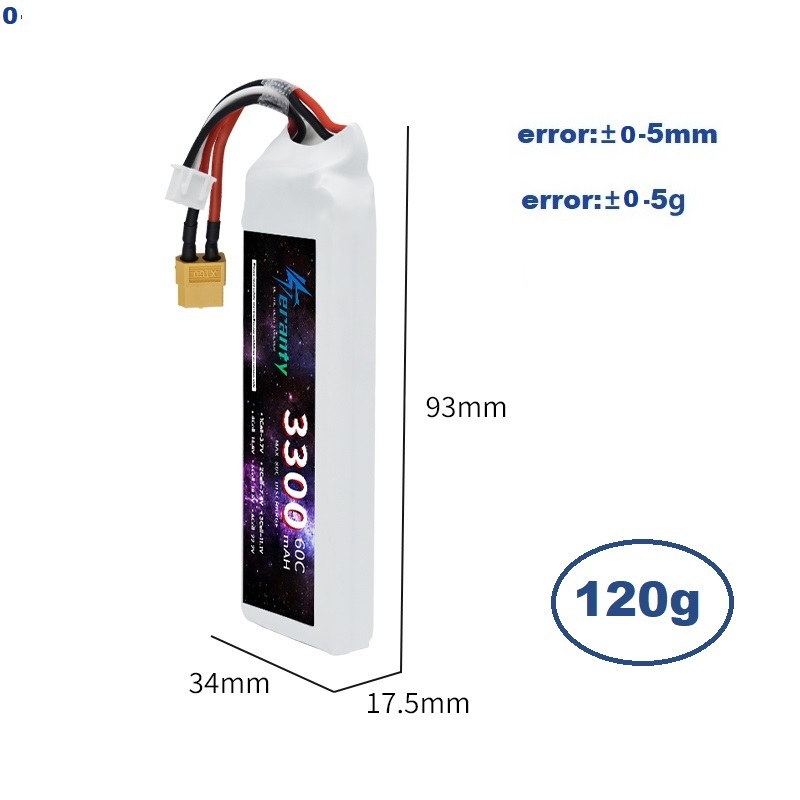 2S 7.4V LiPo Batterij 3300mAh  - Rc Hobby Boat recensie en prijs