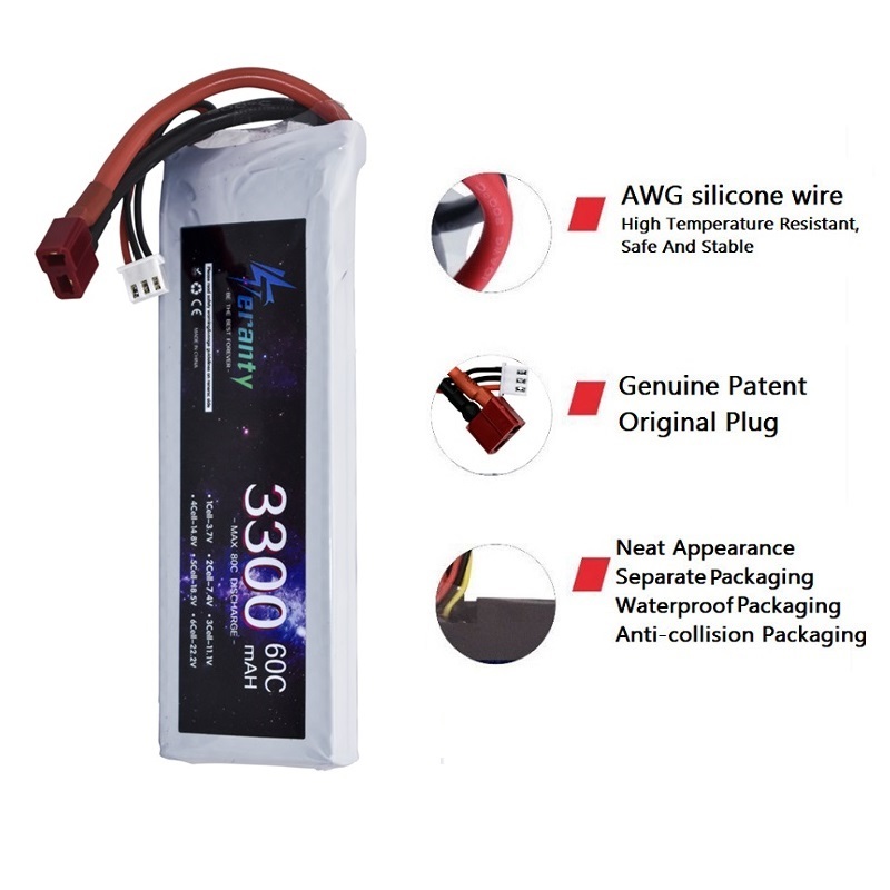 2S 7.4V LiPo Batterij 3300mAh  - Rc Hobby Boat recensie en prijs