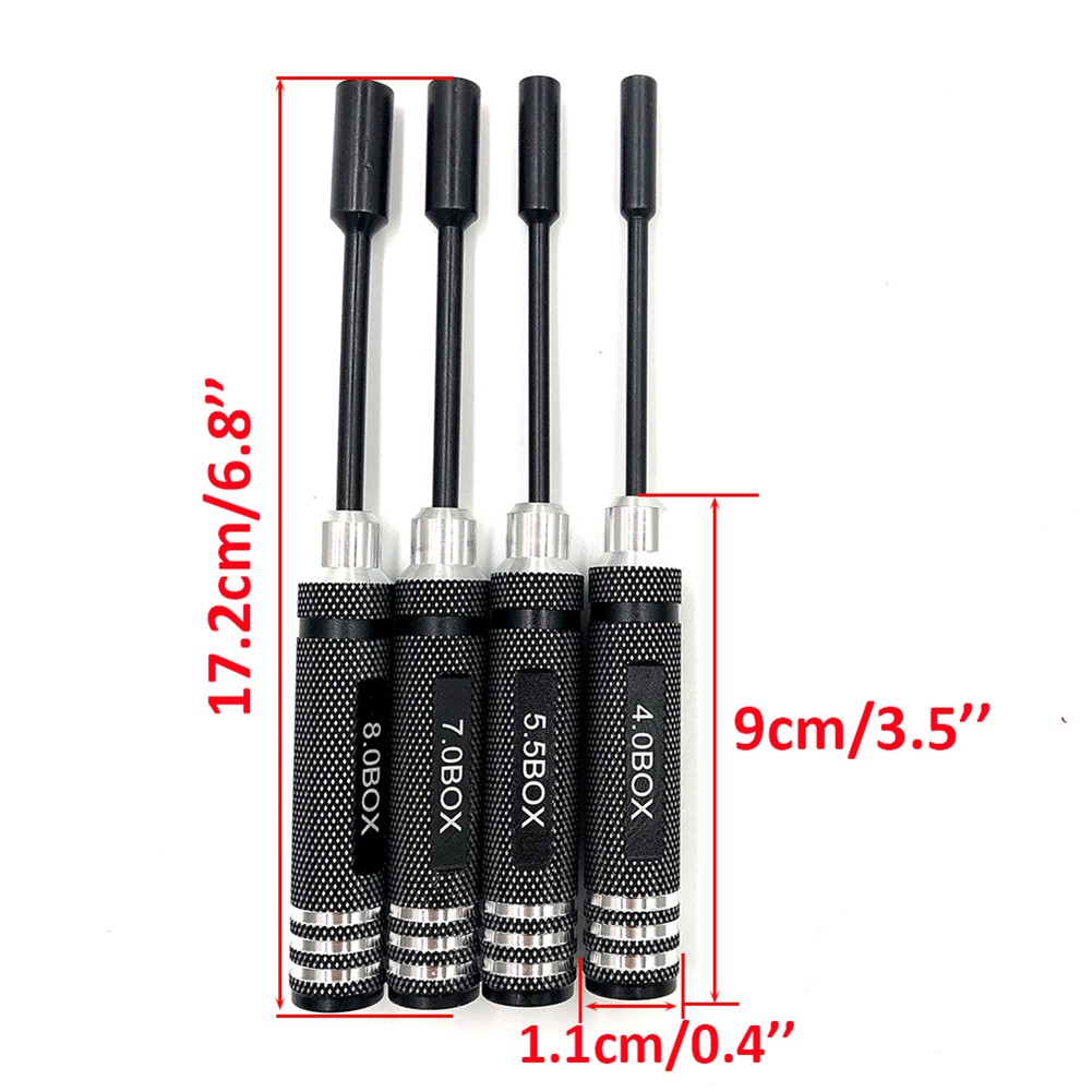 4mm 5,5mm 7mm 8mm Zeskantmoer  - Rc Hobby Nut recensie en prijs