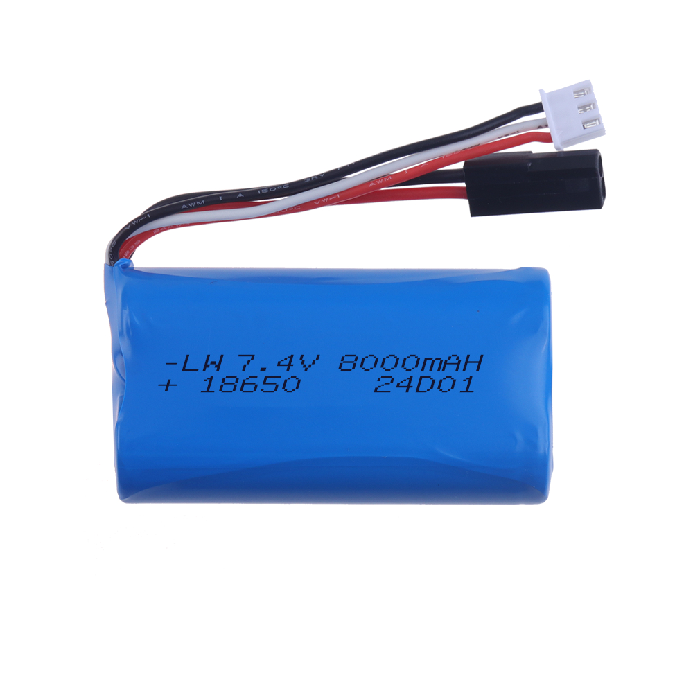 (5500 Plug) 18650 7.4V 8000Mah - Rc Hobby Boat recensie en prijs