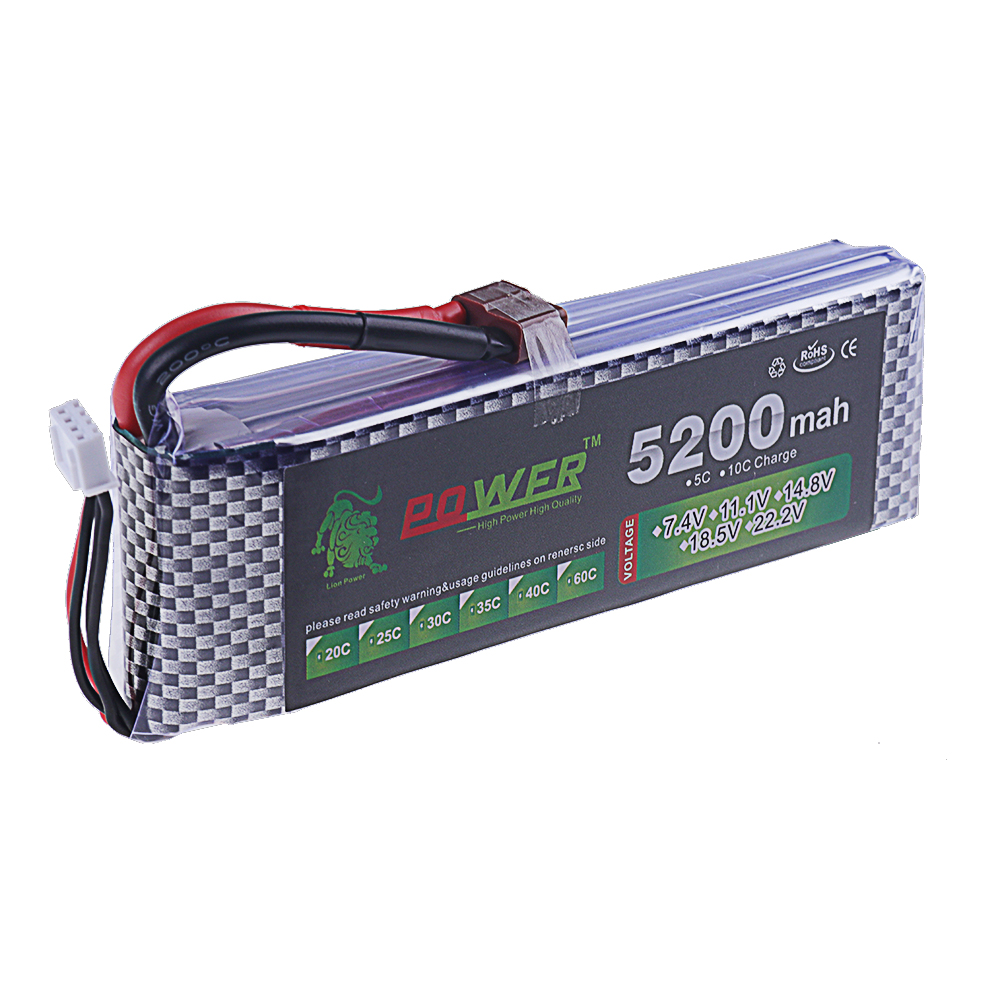 3S Lipo Batterij 11.1V 5200mah - Hobby Rc Quadcopters recensie en prijs
